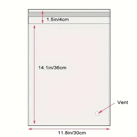 20 Transparent Large Self-Sealing Cellophane Bags - Picture 2 of 10